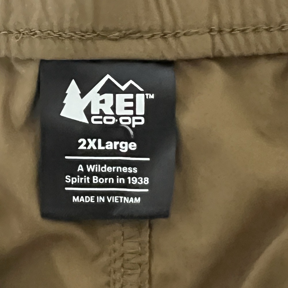 REI Trailmade Shorts Womens 2XL Brown Quick Dry Water Repellent Hiking Pockets - Picture 7 of 12